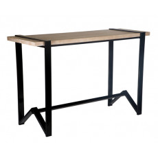 POLIS-BAR-T τραπέζι μπάρ μεταλλικό με ξύλο ΧΡΩΜΑ ΕΠΙΛΟΓΗΣ, 60x120xh110